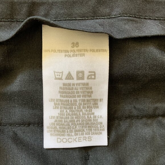 Men's Dockers Premium Golf Shorts - Black - Size 36 - Picture 6 of 16